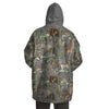 Jungle Life Snug Hoodie In Grey