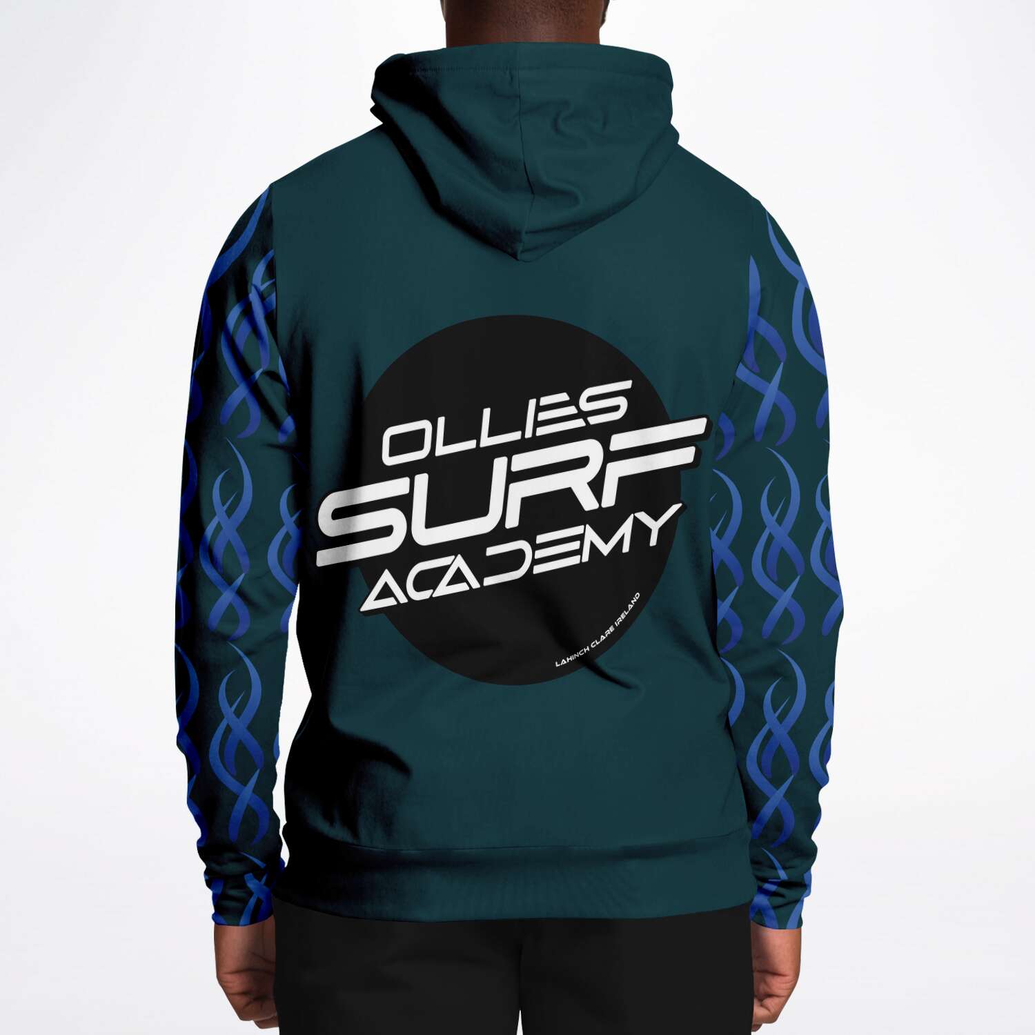 Ollies Adult Green Surf Hoodie