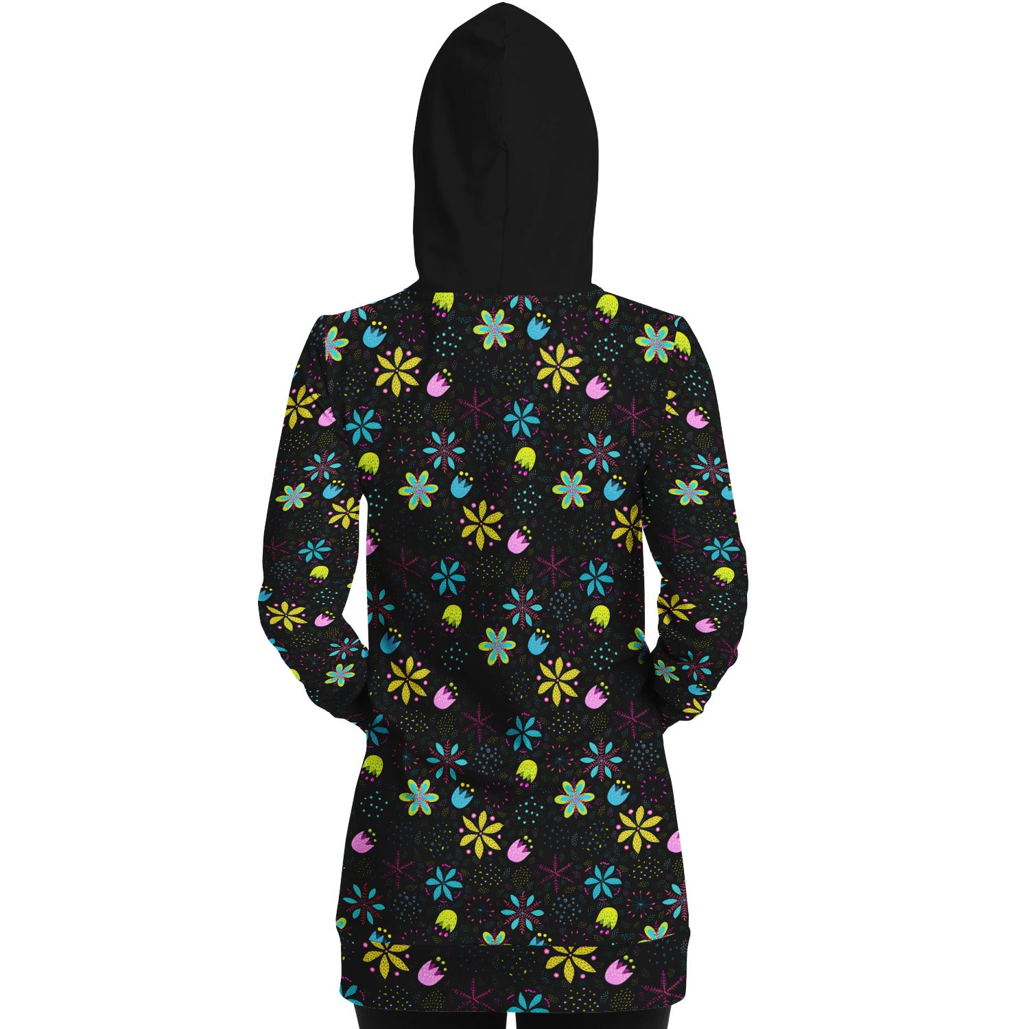 Flower Power Longline Hoodie