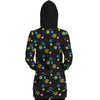 Flower Power Longline Hoodie