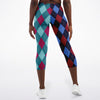 Blue Diamond Capri Leggings