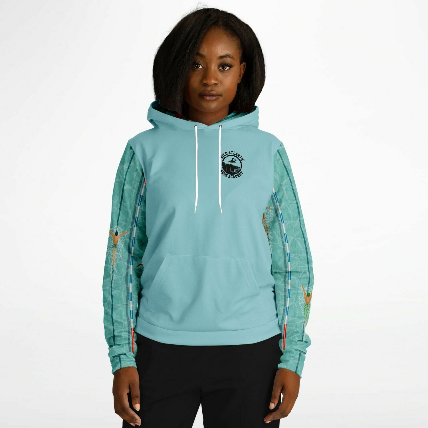 Swim Academy Light Blue Hoodie