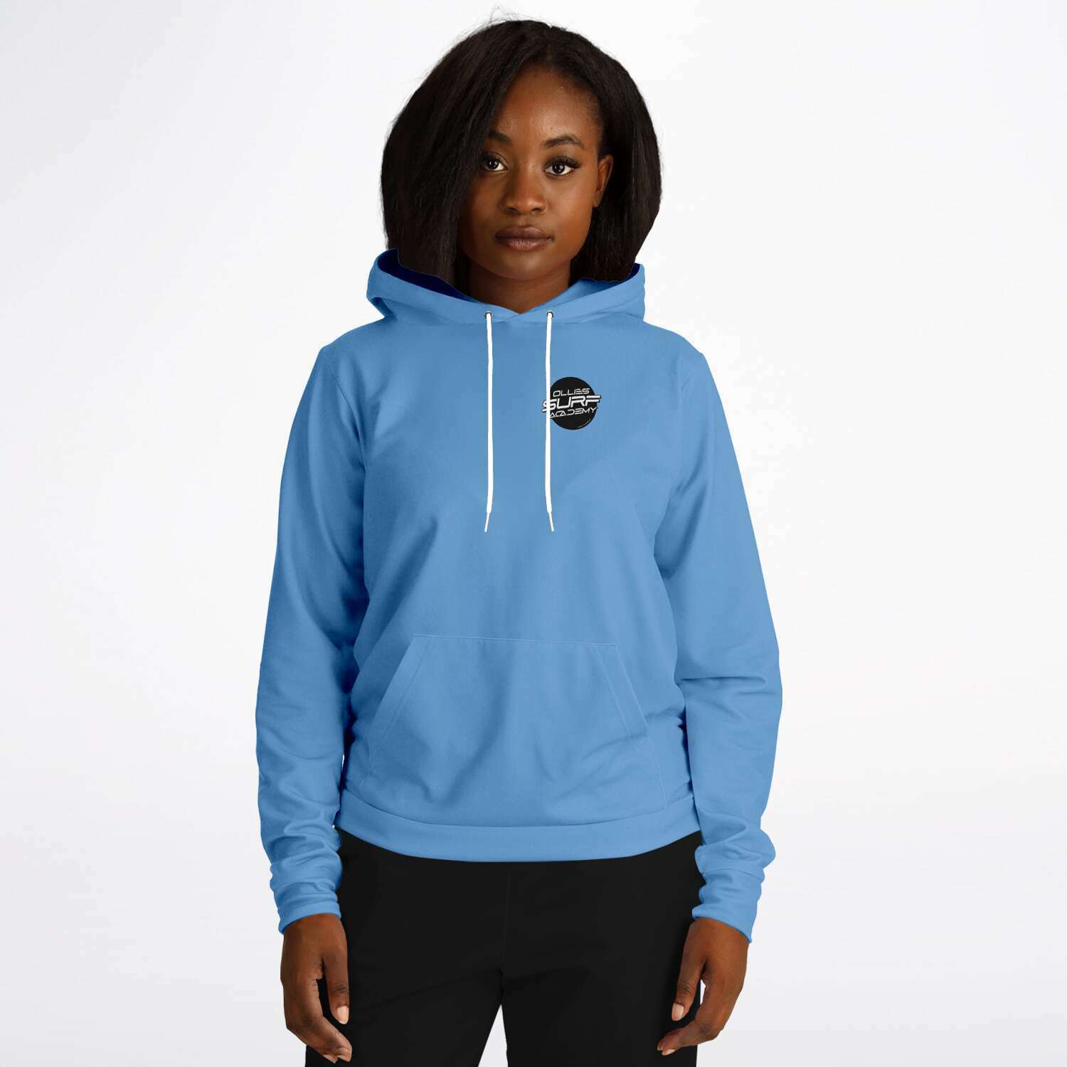 Ollie surf academy Blue Adult Hoodie