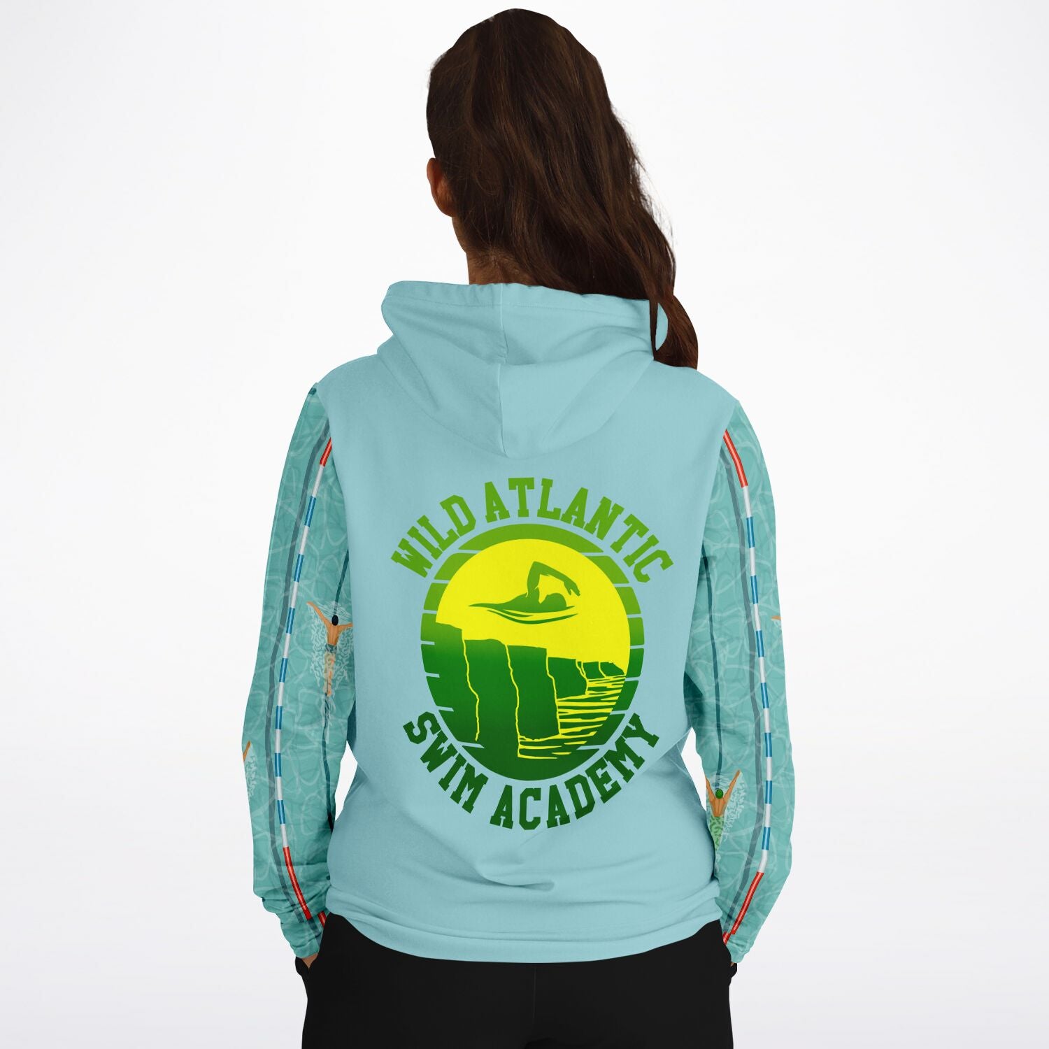 Swim Academy Light Blue Hoodie