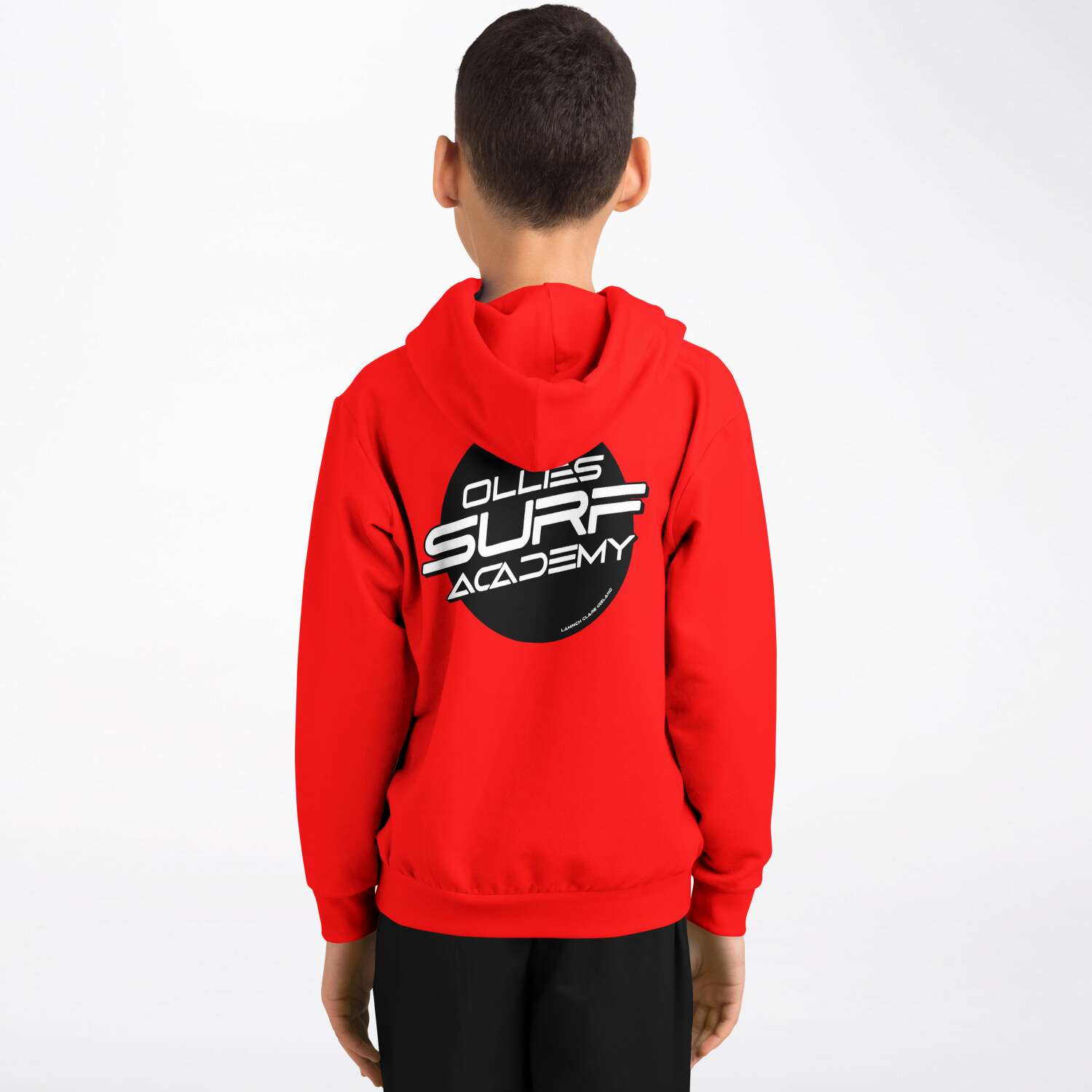 Ollie surf academy Red Kids Hoodie