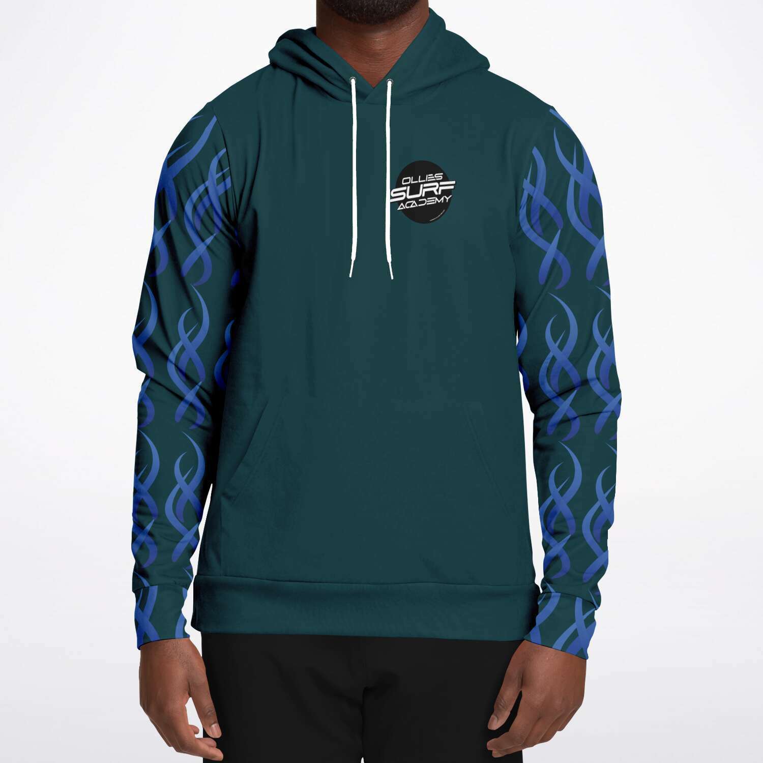 Ollies Adult Green Surf Hoodie