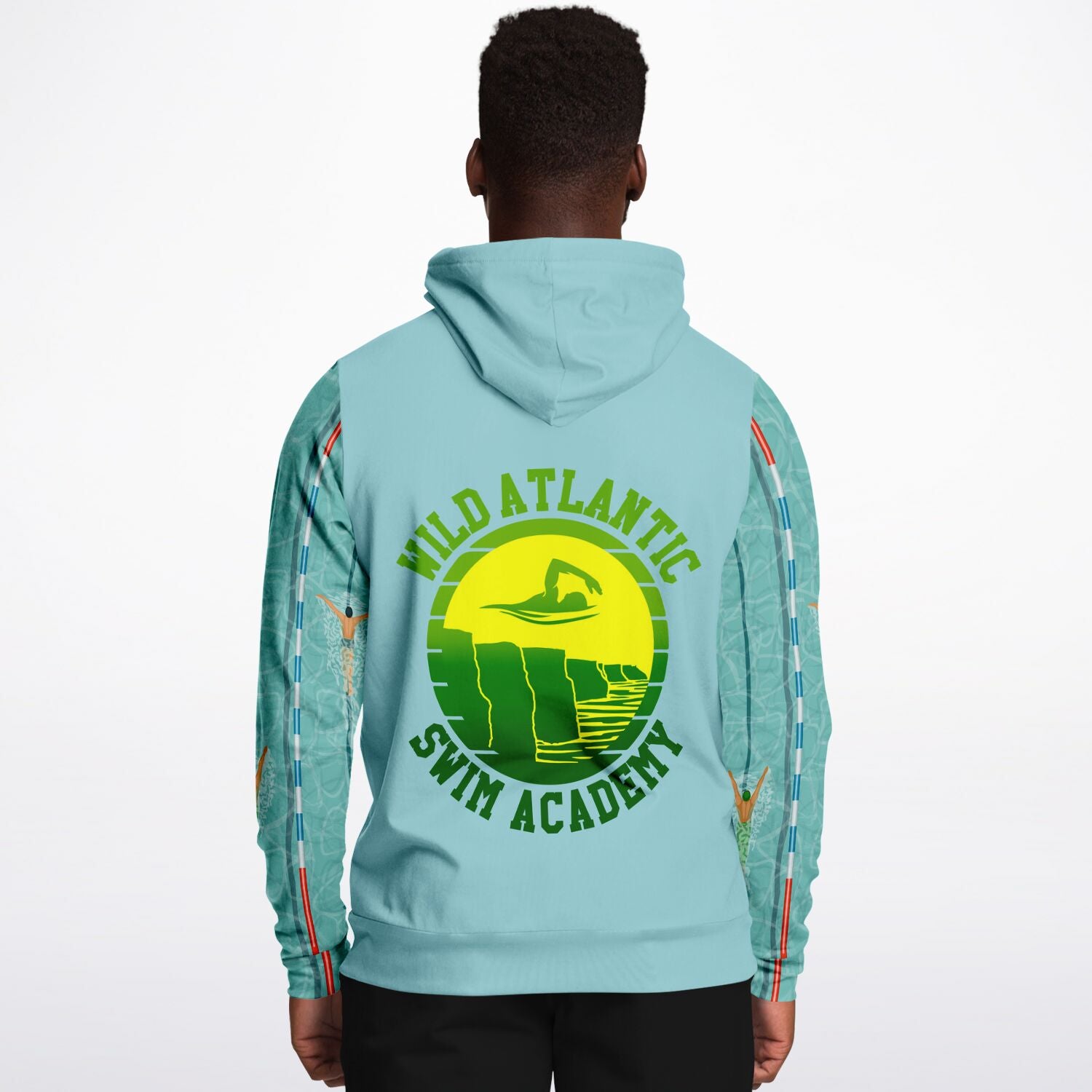 Swim Academy Light Blue Hoodie