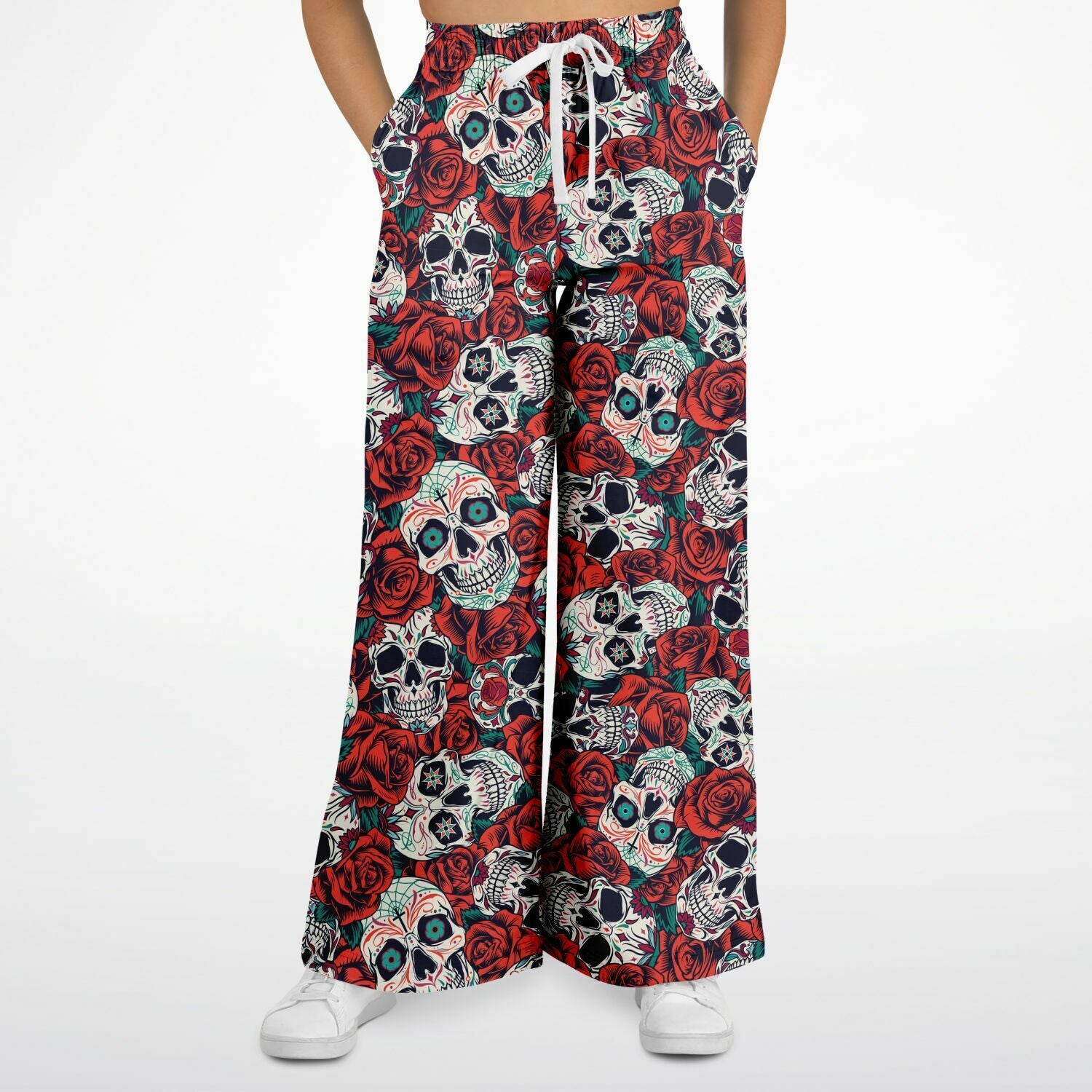 Skulls & Roses Flared Joggers