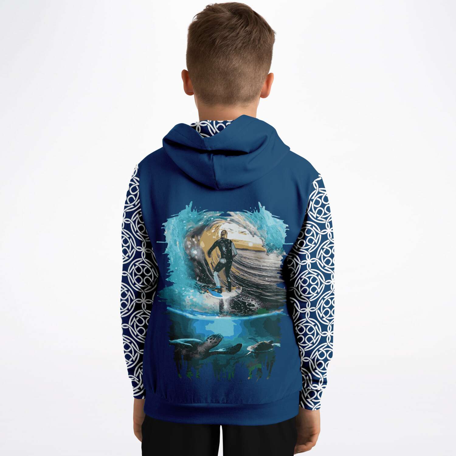 Mother Ocean Boys All Over Print Hoodie