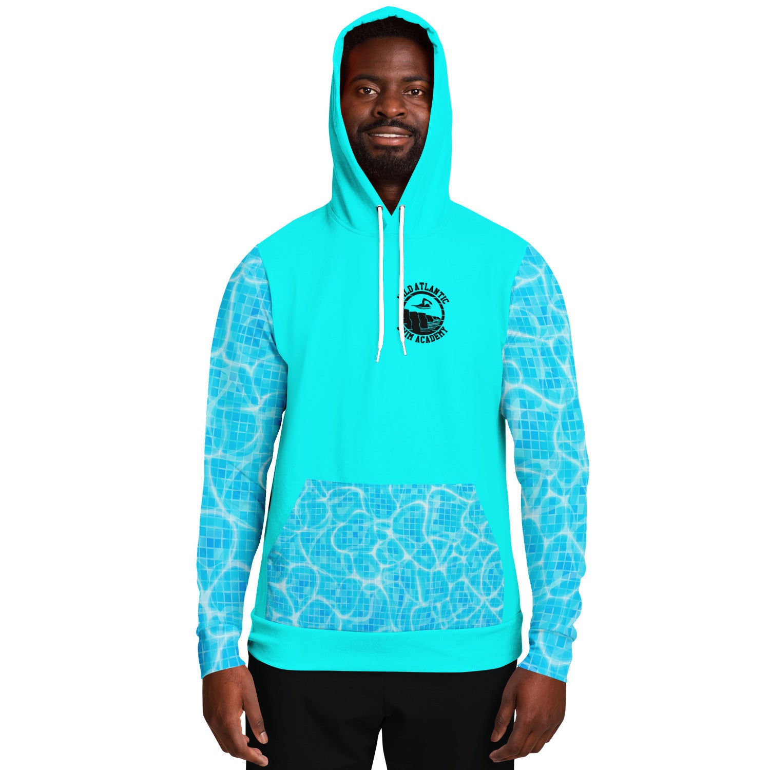 Swim Academy hoodie turquoise