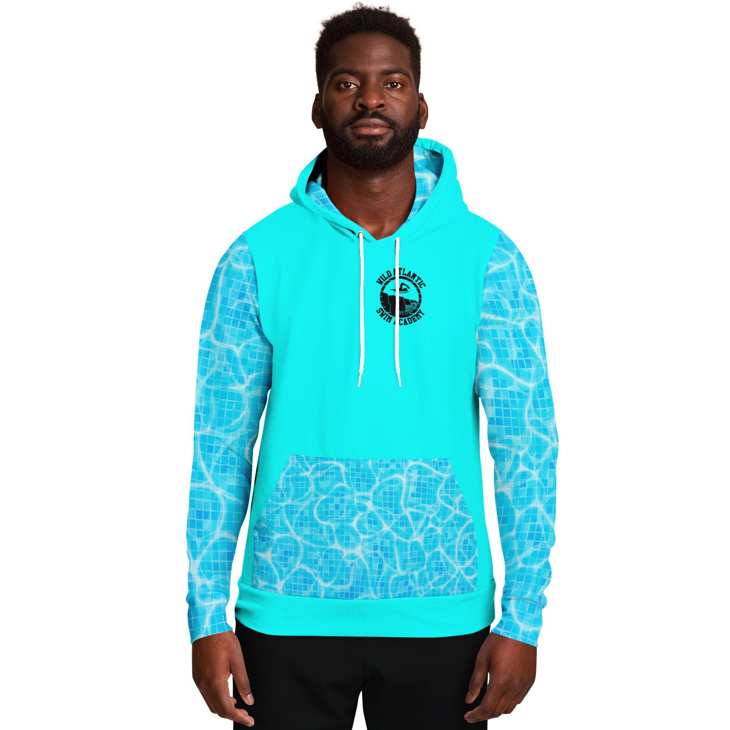 Swim Academy hoodie turquoise