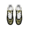 Unisex Low Top Camo Leather Sneakers