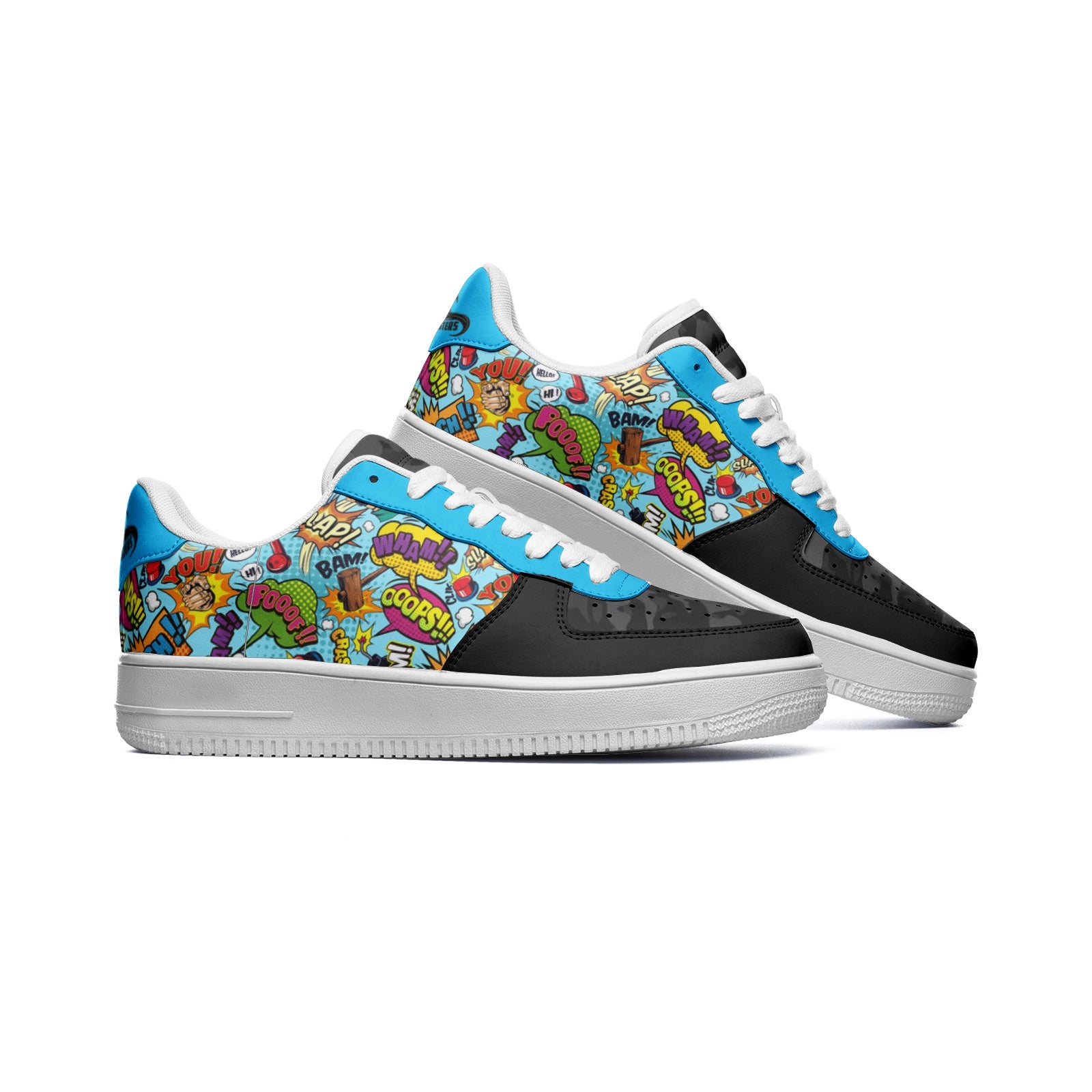 Unsex Cartoon Low Top Leather Sneakers