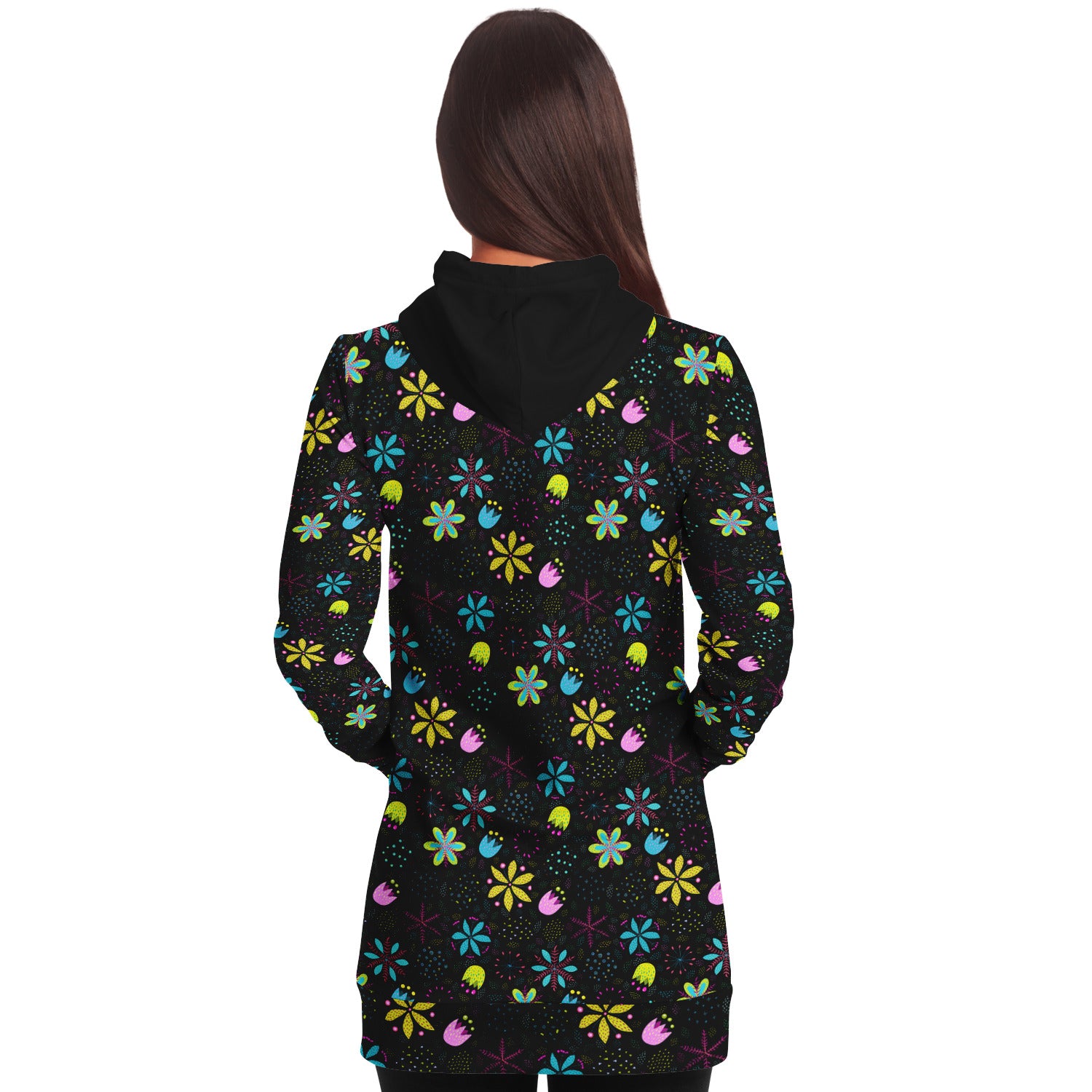 Flower Power Longline Hoodie