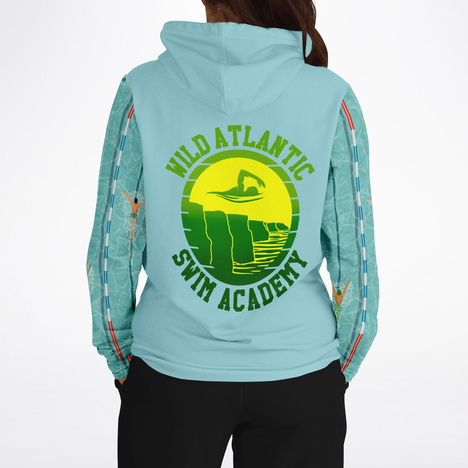 Swim Academy Light Blue Hoodie