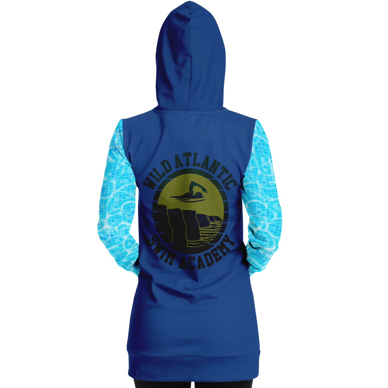 swim academy longline hoodie