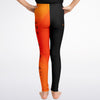 kids leggings black & orange