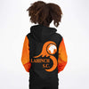 Black & Orange kids hoodie