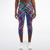 Graffiti Capri Leggings