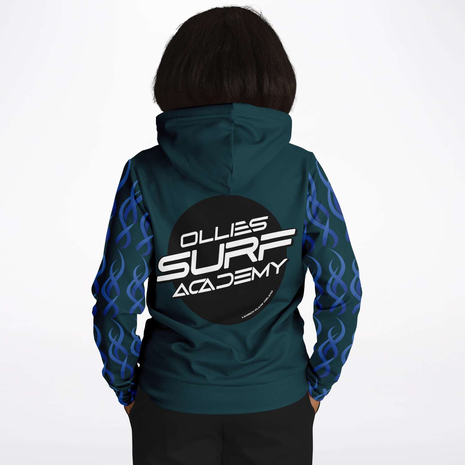 Ollies Adult Green Surf Hoodie