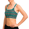 Patterned Sports Bra