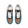 Ladies Low Top Leather Sneakers Flower Power