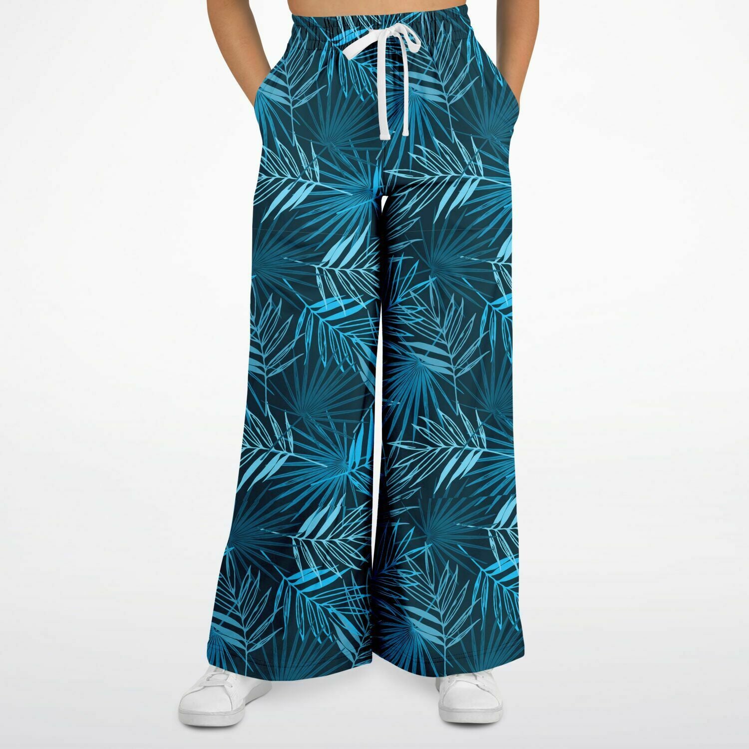 Blue Forest Flared Joggers