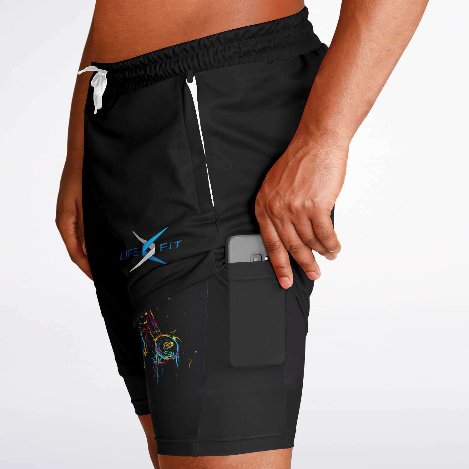 2 in 1 Men's Lifefit Shorts