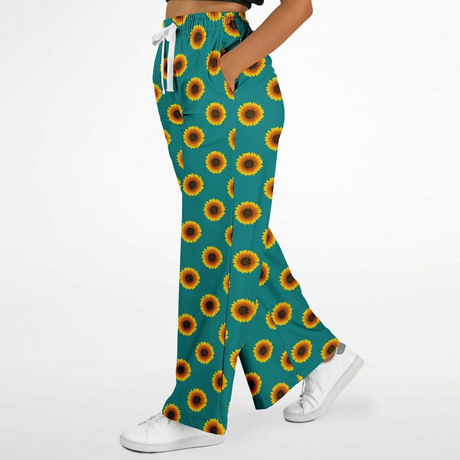 Sun Flower Magic Flared Joggers