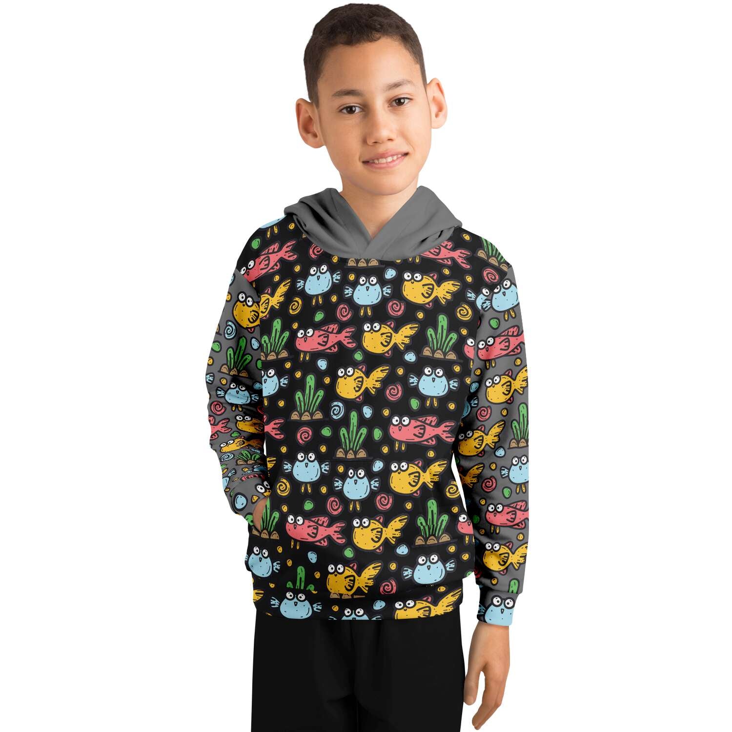 Sealife All Over Print Hoodie