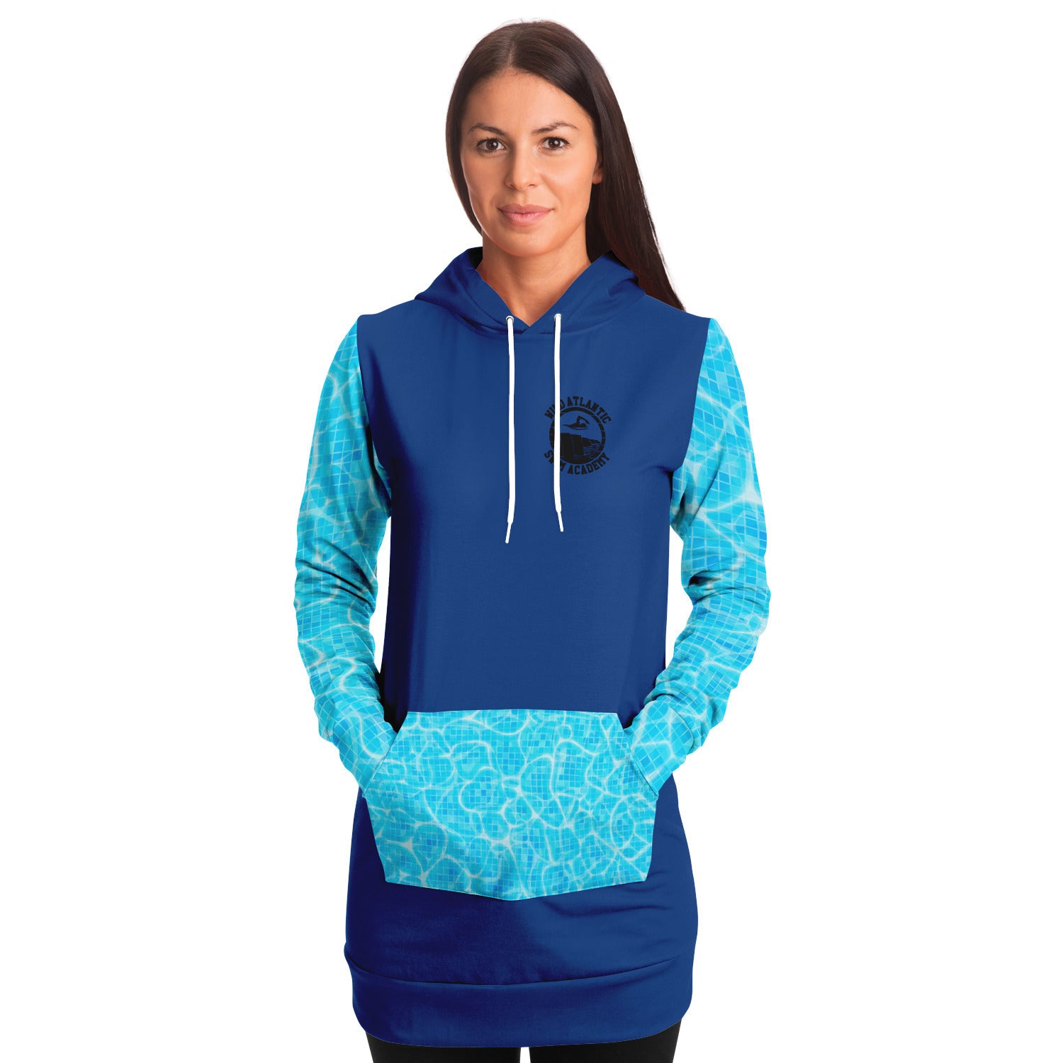 swim academy longline hoodie