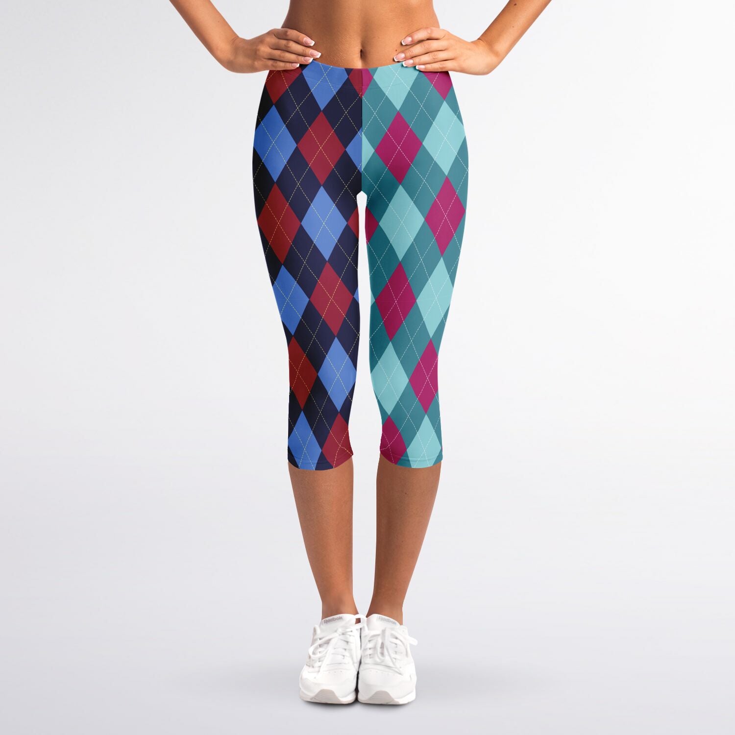 Blue Diamond Capri Leggings