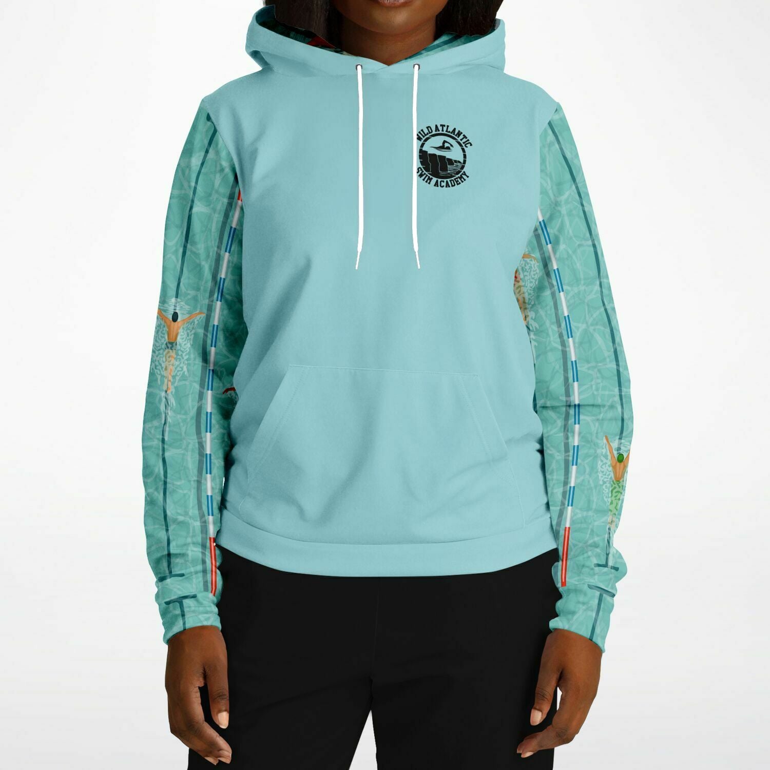 Swim Academy Light Blue Hoodie