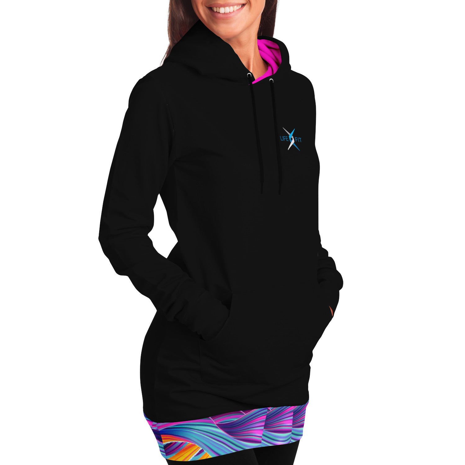 Lifefit longline Hoodie