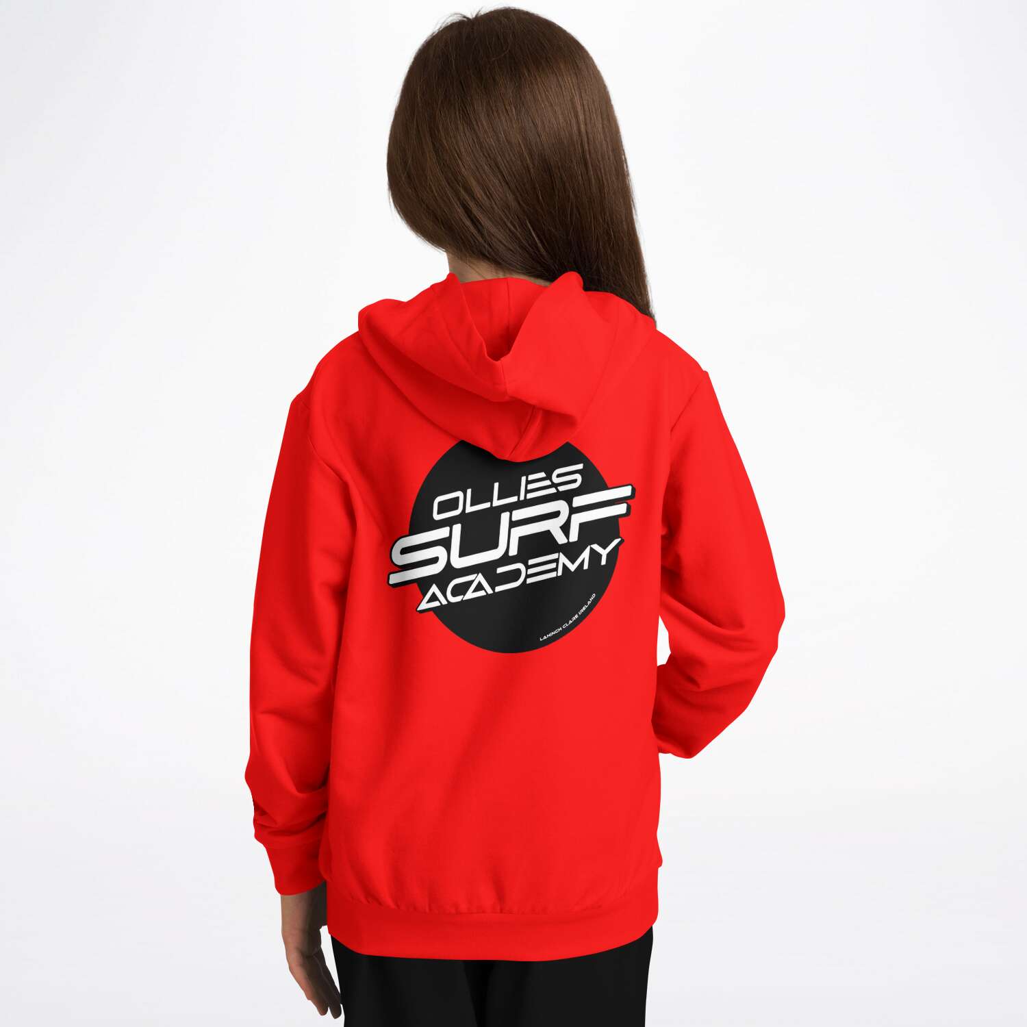 Ollie surf academy Red Kids Hoodie