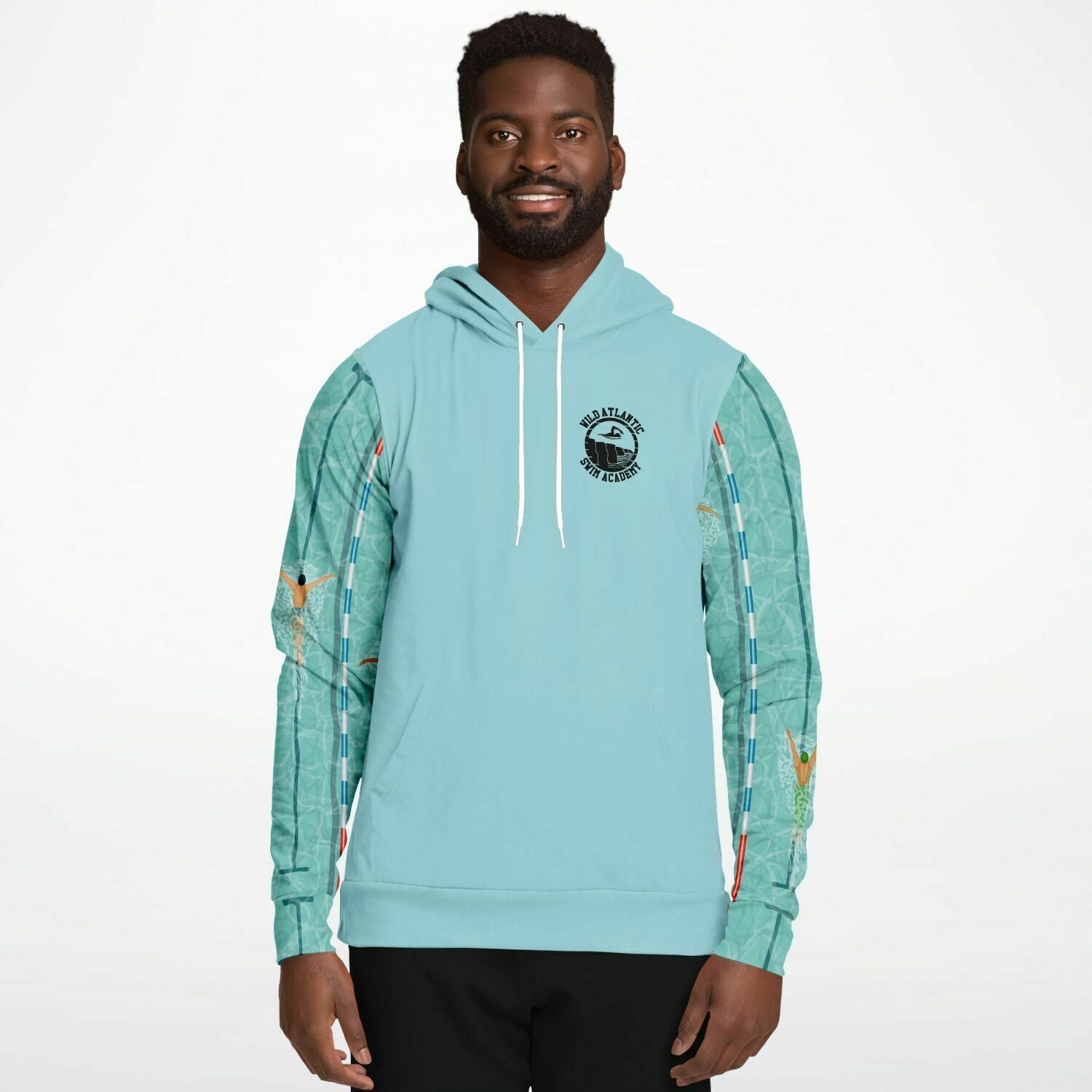 Swim Academy Light Blue Hoodie