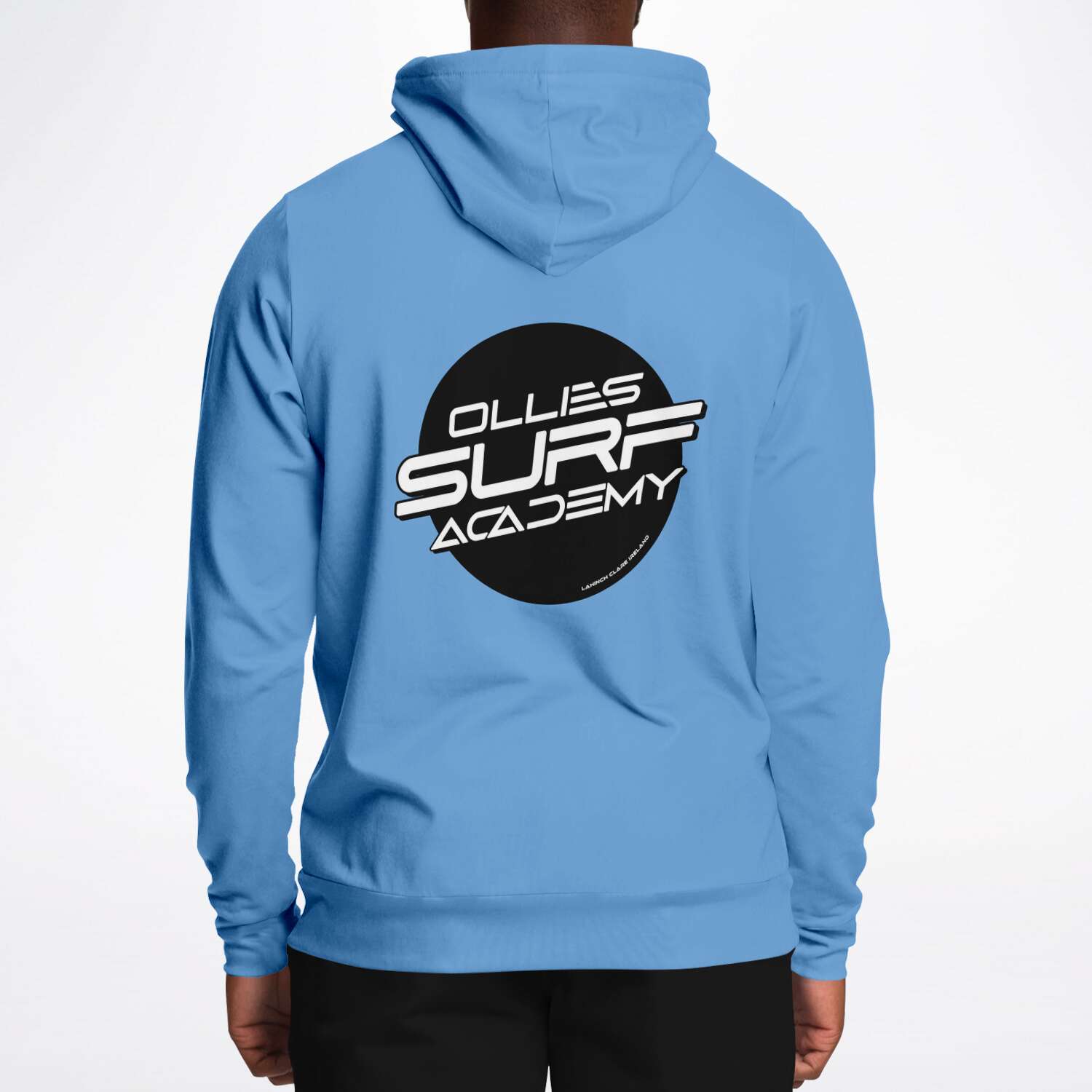 Ollie surf academy Blue Adult Hoodie