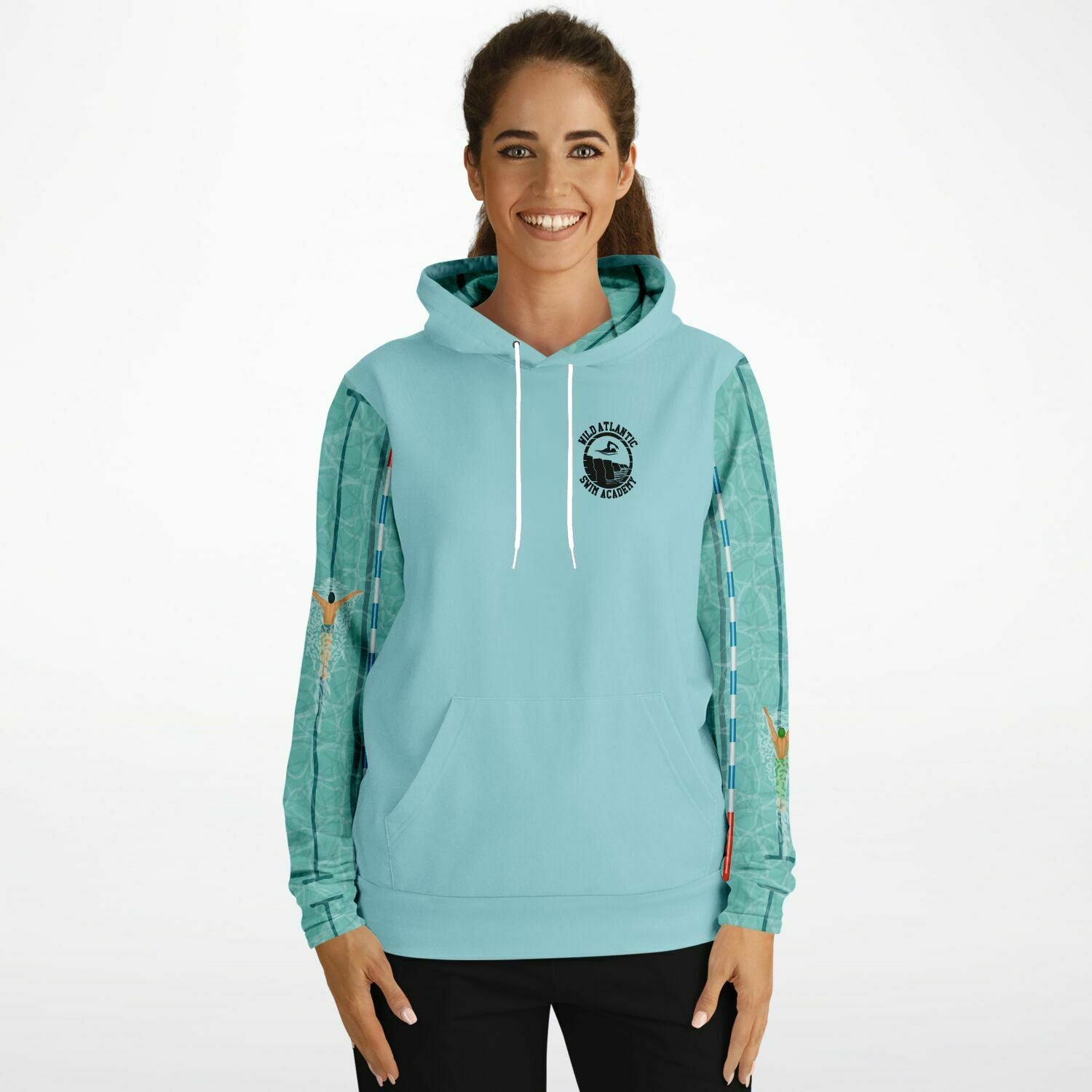 Swim Academy Light Blue Hoodie