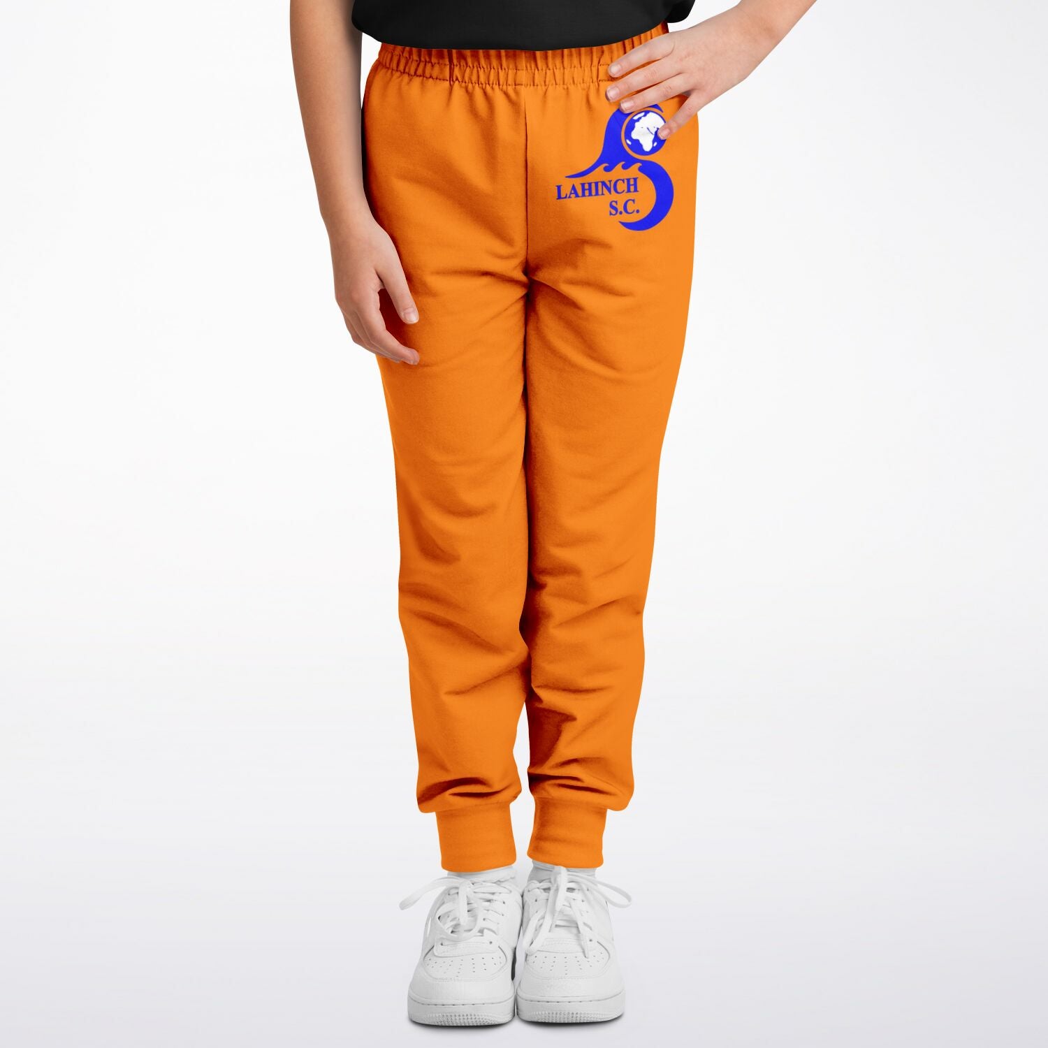 orange joggers