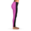 Pink Celtic & Black Leggings