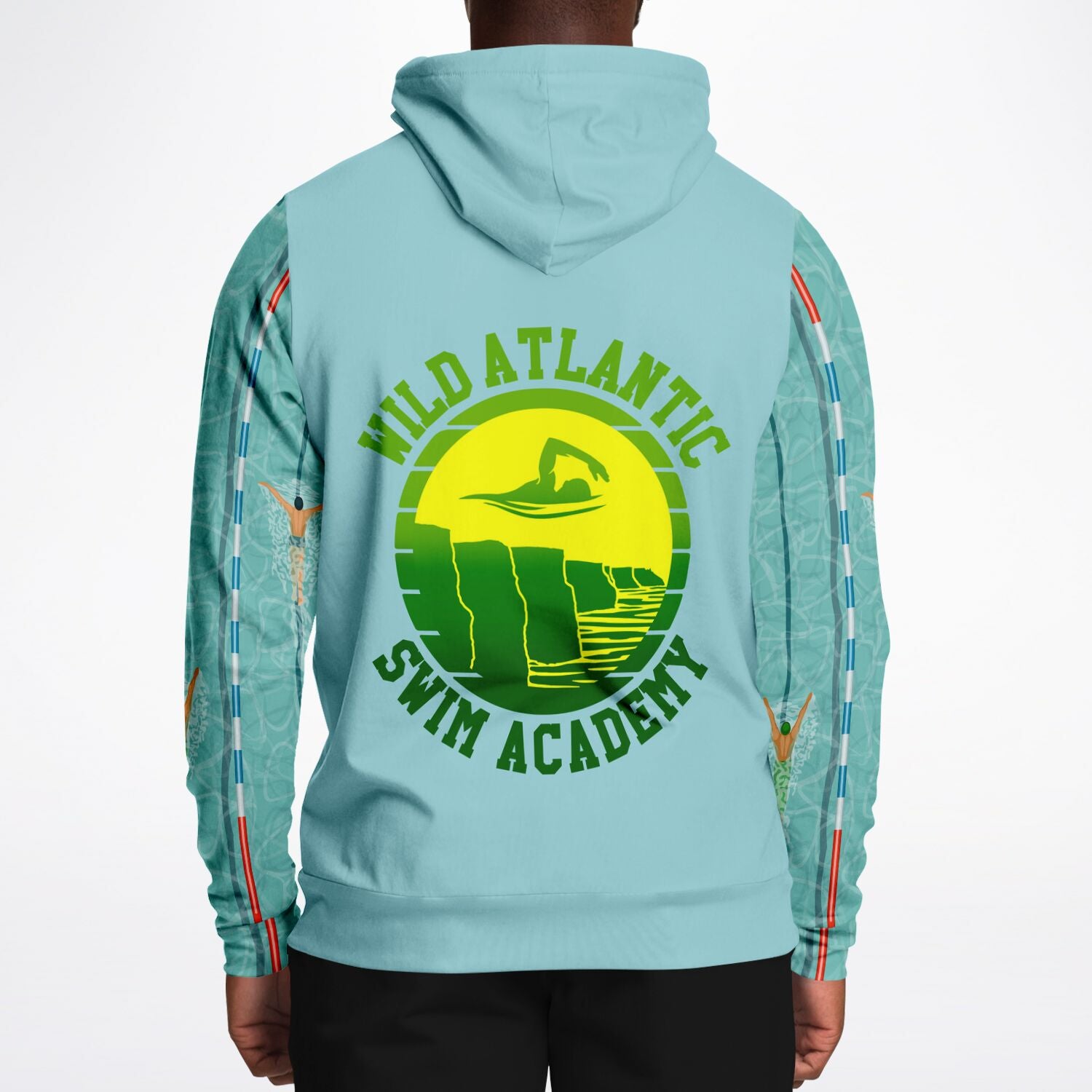 Swim Academy Light Blue Hoodie