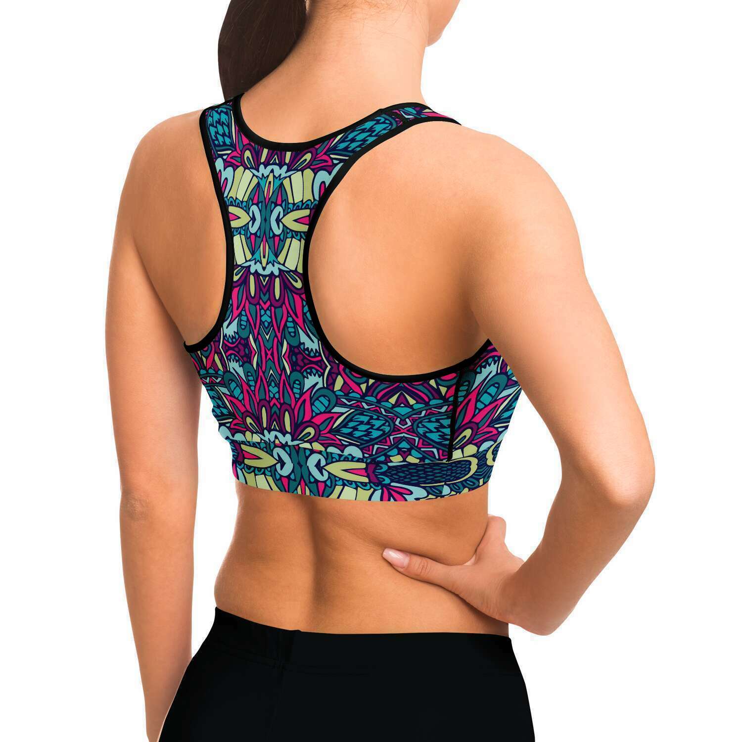 Patterned Sports Bra