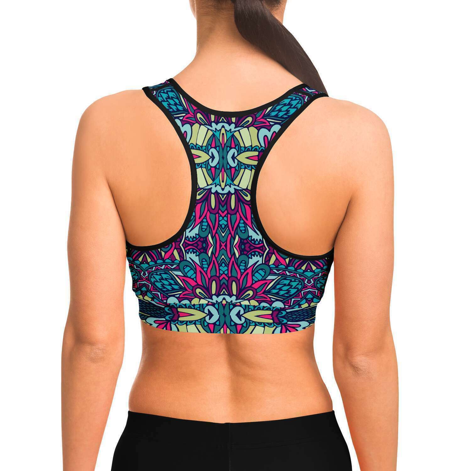 Patterned Sports Bra