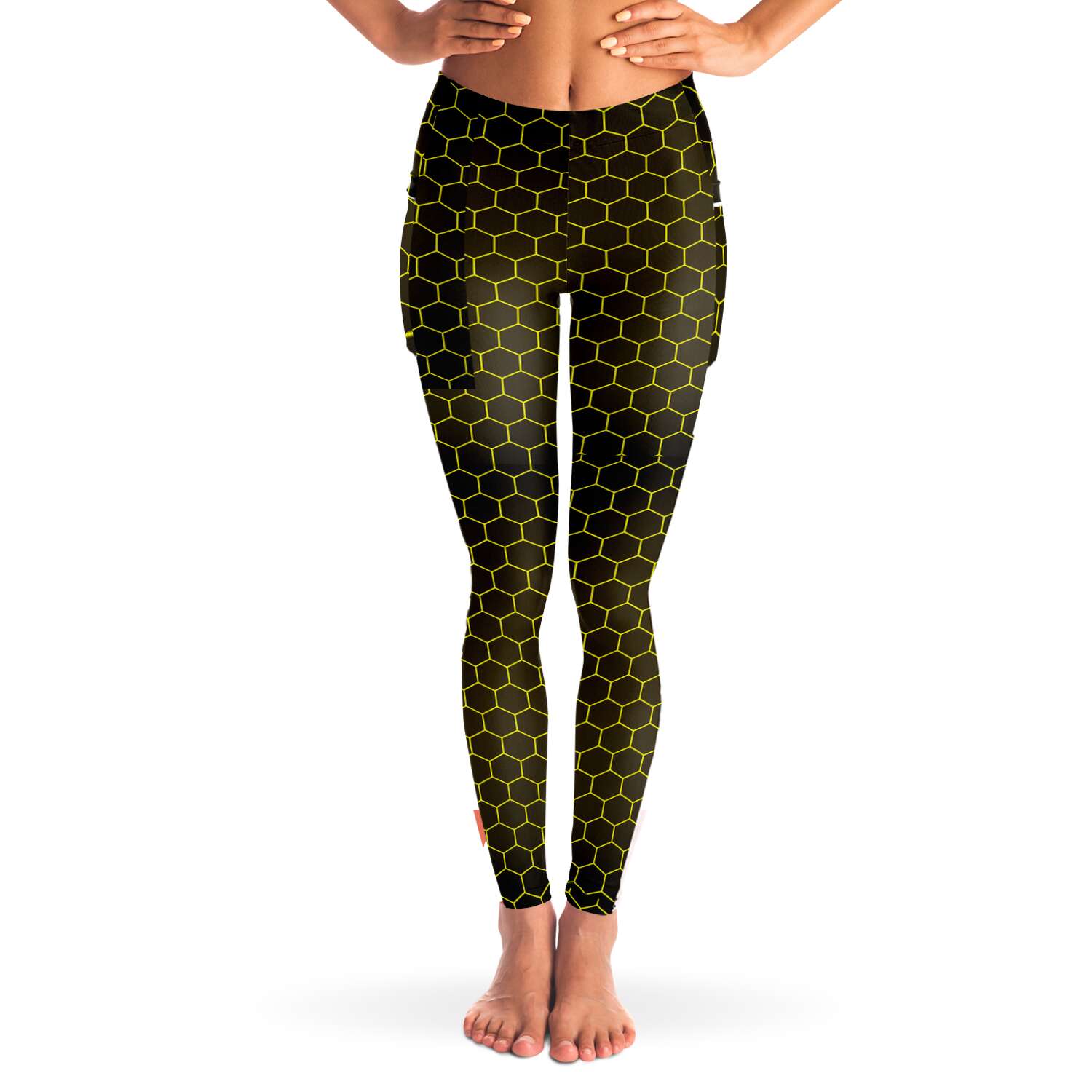 honey comb yoga leggings