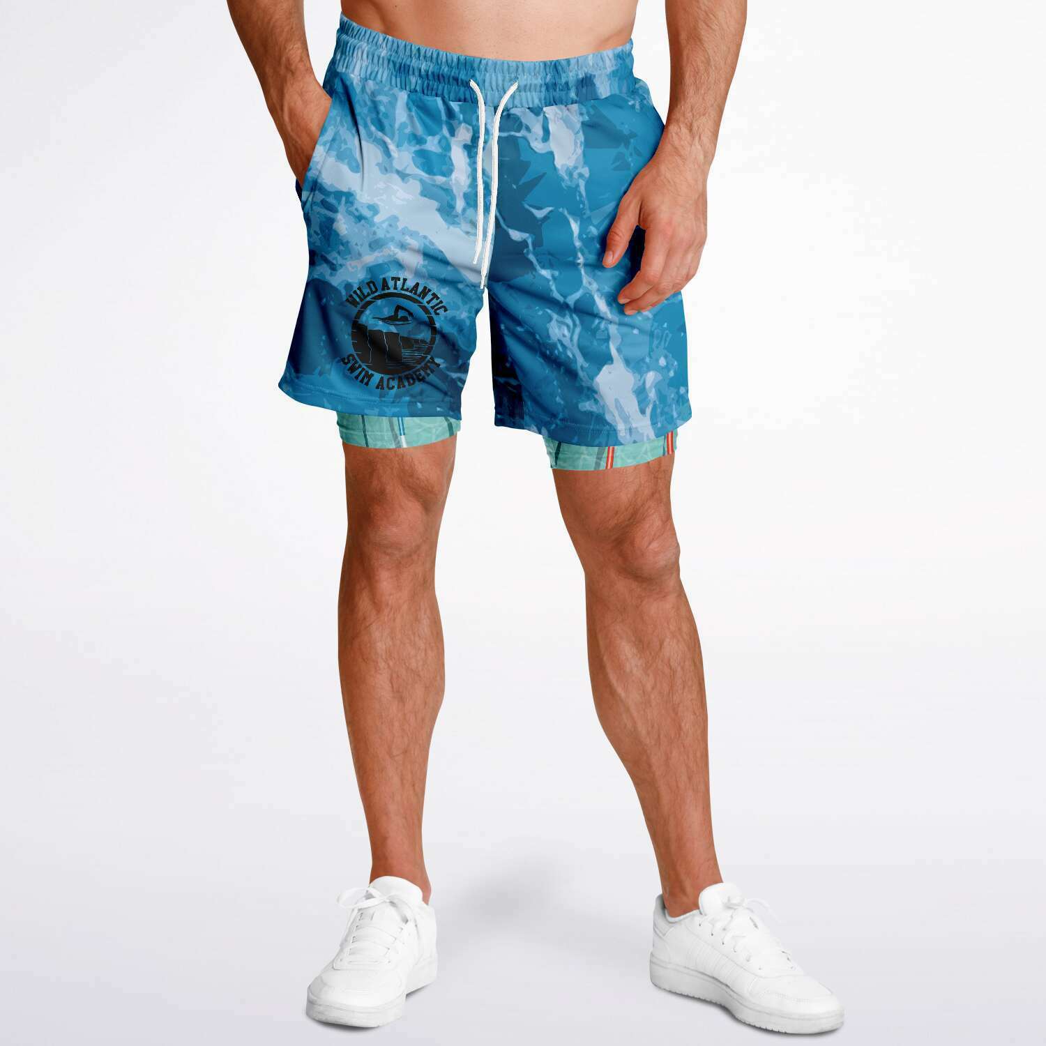 2 in 1 Men's Swim Academy Shorts