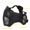 Tactical Mesh Mask With Ear Protection With Cap for Airsoft