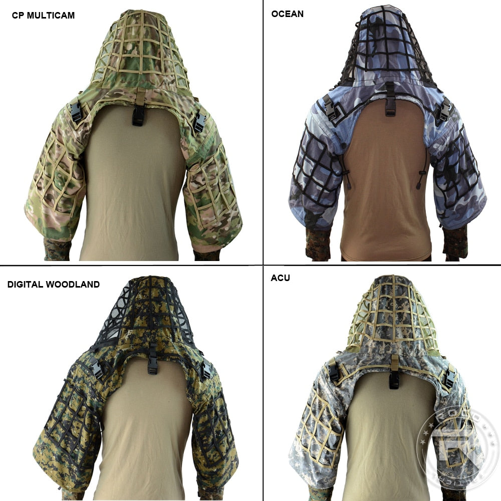 Military Sniper Ghillie Viper Hood