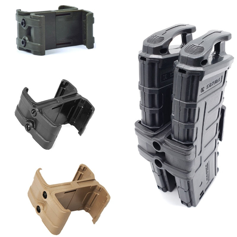 Tactical Clip Dual Magazine For AR15 M4 MAG59 Airsoft