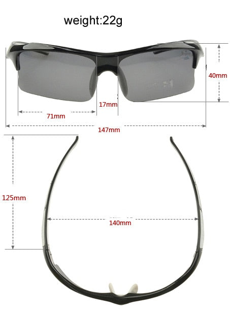 Professional Polarized Cycling Glasses