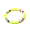 Clay Disc Beads  Stretch Bracelet